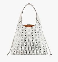 Aren Shopper in Monogram Print Leather