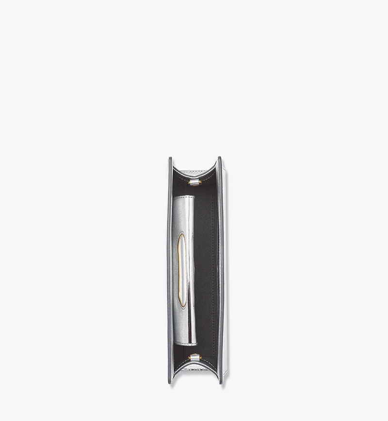 Diamond Bag in Metallic Mirror Leather