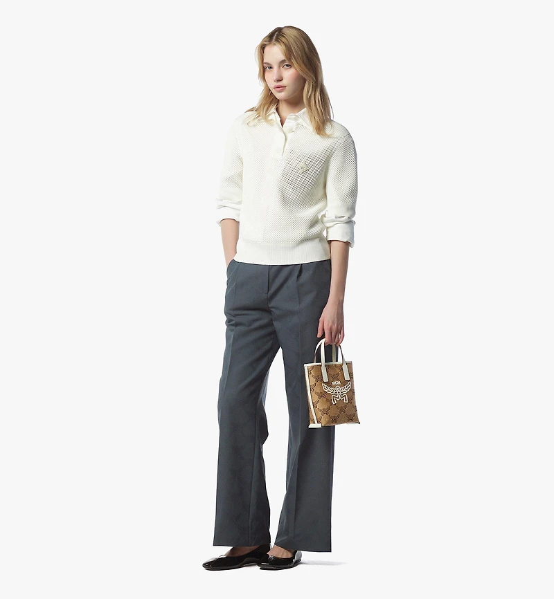 Himmel Crossbody in Lauretos Raffia Jacquard