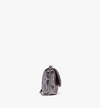 Travia Quilted Shoulder Bag in Crushed Calf Leather