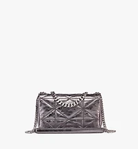Travia Quilted Shoulder Bag in Crushed Calf Leather