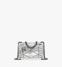 Travia Quilted Shoulder Bag in Crash Calf Leather
