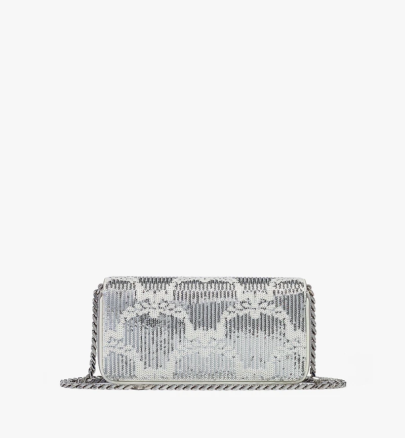 Himmel Shoulder Bag in Sequin Monogram Leather