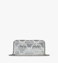 Himmel Shoulder Bag in Sequin Monogram Leather