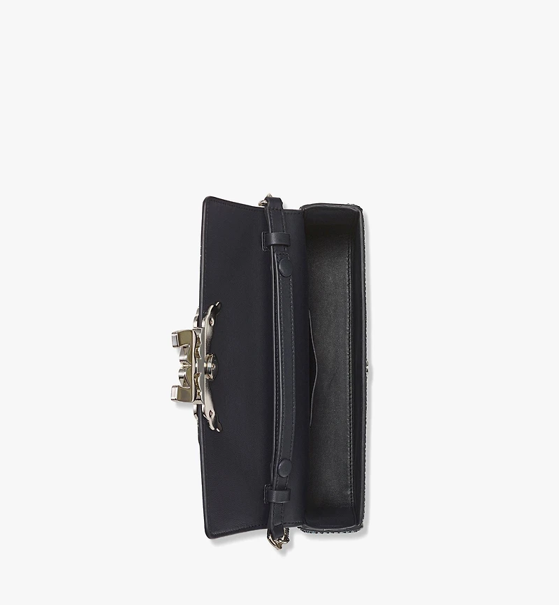 Himmel Shoulder Bag in Sequin Monogram Leather