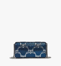 Himmel Shoulder Bag in Sequin Monogram Leather