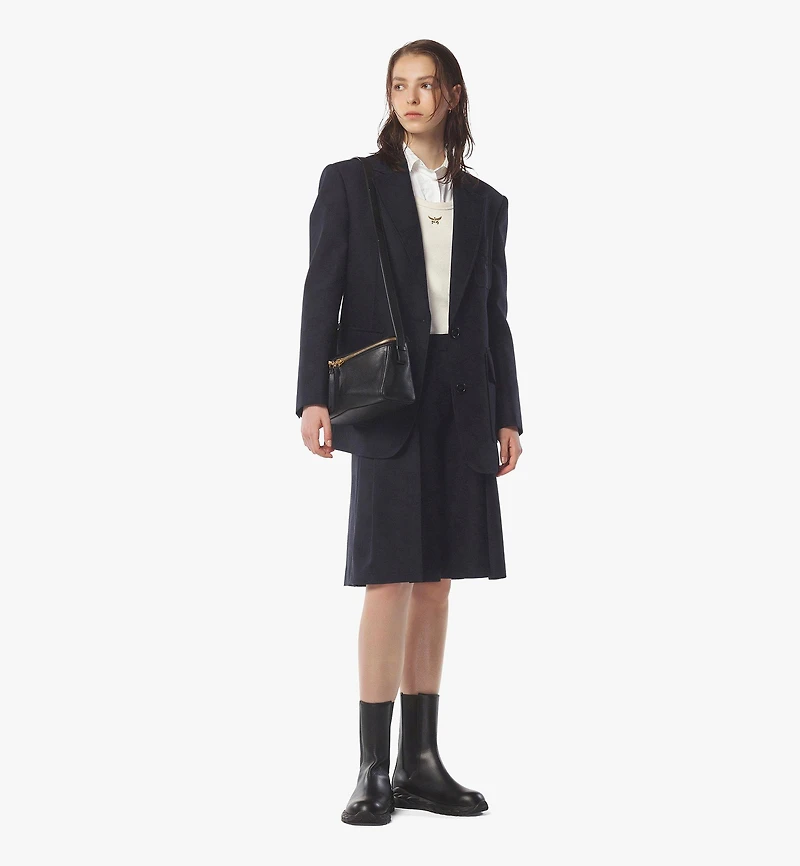 Diamant 3D Shoulder Bag in Goatskin Leather