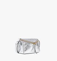 Diamant 3D Shoulder Bag in Metallic Calf Leather