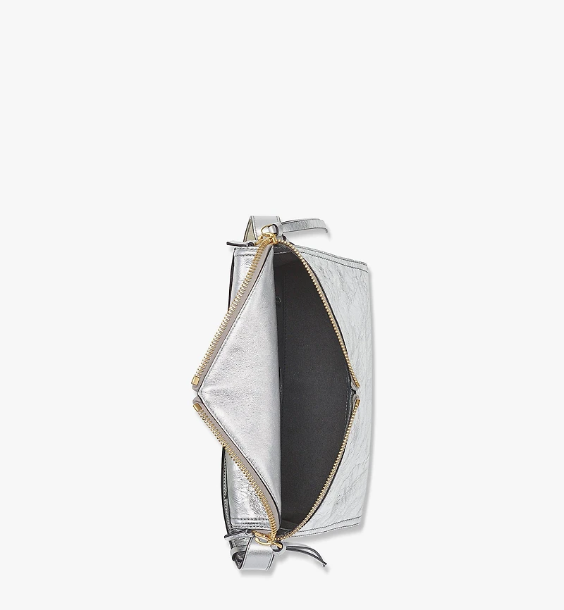 Diamant 3D Shoulder Bag in Metallic Calf Leather
