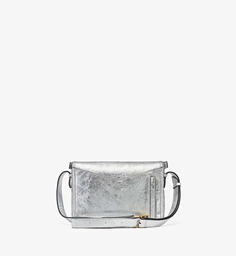 Diamant 3D Shoulder Bag in Metallic Calf Leather
