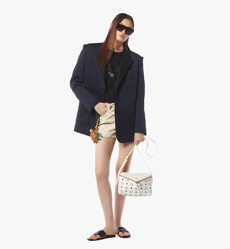 Diamant 3D Shoulder Bag in Visetos Leather Mix