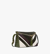 Diamant 3D Shoulder Bag in Mega Herringbone Suede