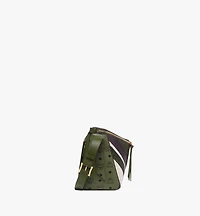 Diamant 3D Shoulder Bag in Mega Herringbone Suede