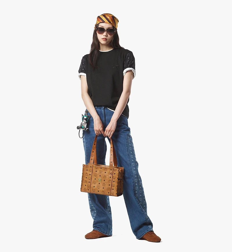 Aren School Tote in Visetos