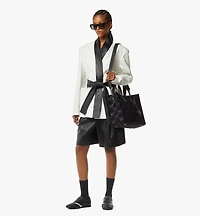 München Tote in Lauretos Lurex Jacquard