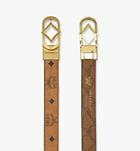Diamond Buckle Reversible Monogram Belt