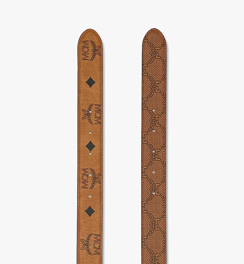 Diamond Buckle Reversible Monogram Belt