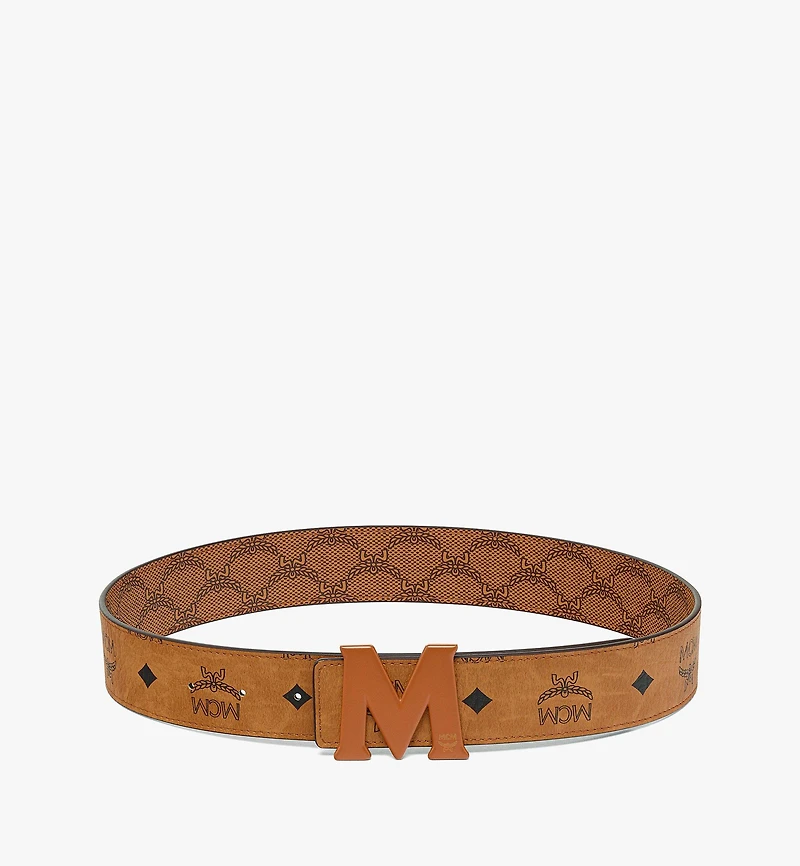 Claus M Reversible Monogram Belt 1.5”