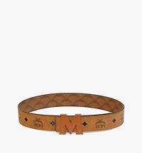 Claus M Reversible Monogram Belt 1.5”