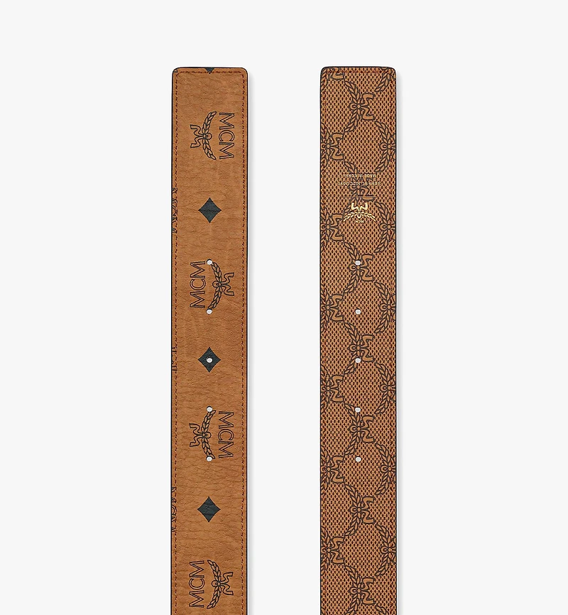 Claus M Reversible Monogram Belt 1.5”
