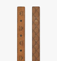 Claus M Reversible Monogram Belt 1.5”
