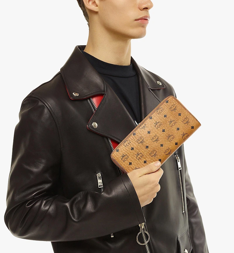 Zip Around Wallet in Visetos Original