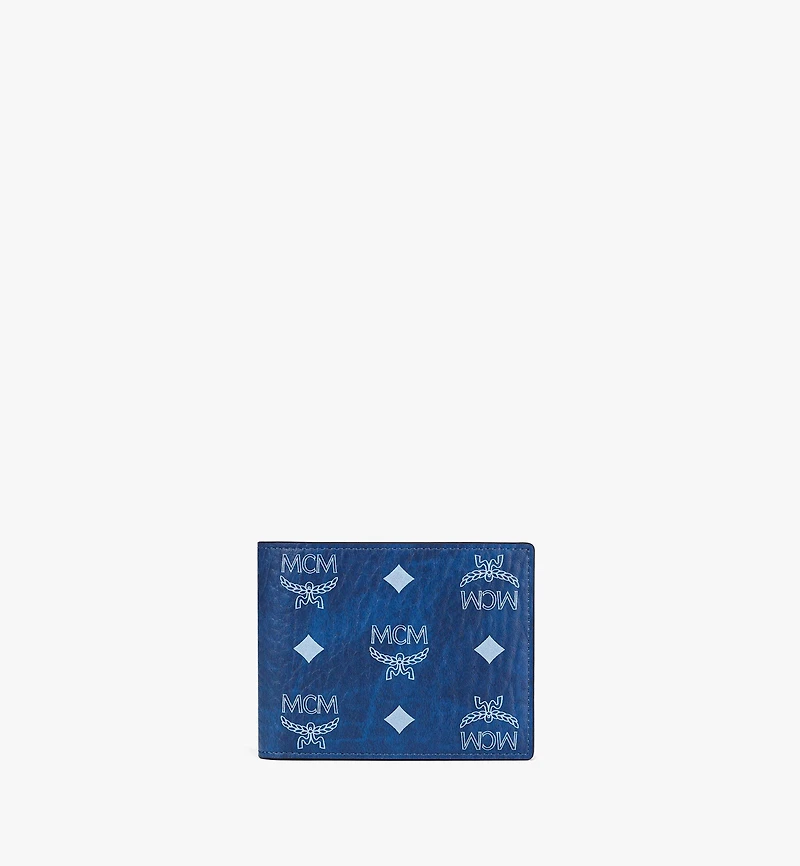 Aren Bifold Wallet w/ Card Case in Visetos