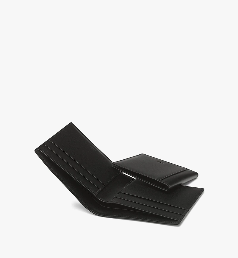 Bifold Wallet in Visetos w/ Card Case