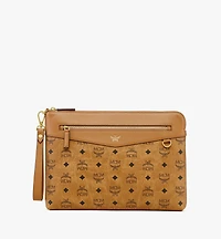 Diamond Wristlet Pouch in Visetos