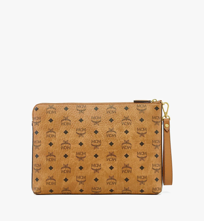 Diamond Wristlet Pouch in Visetos