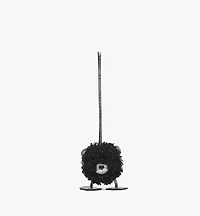 Aren Bear Charm in Faux Fur