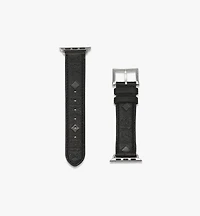 Apple Watch Band in Embossed Monogram Leather