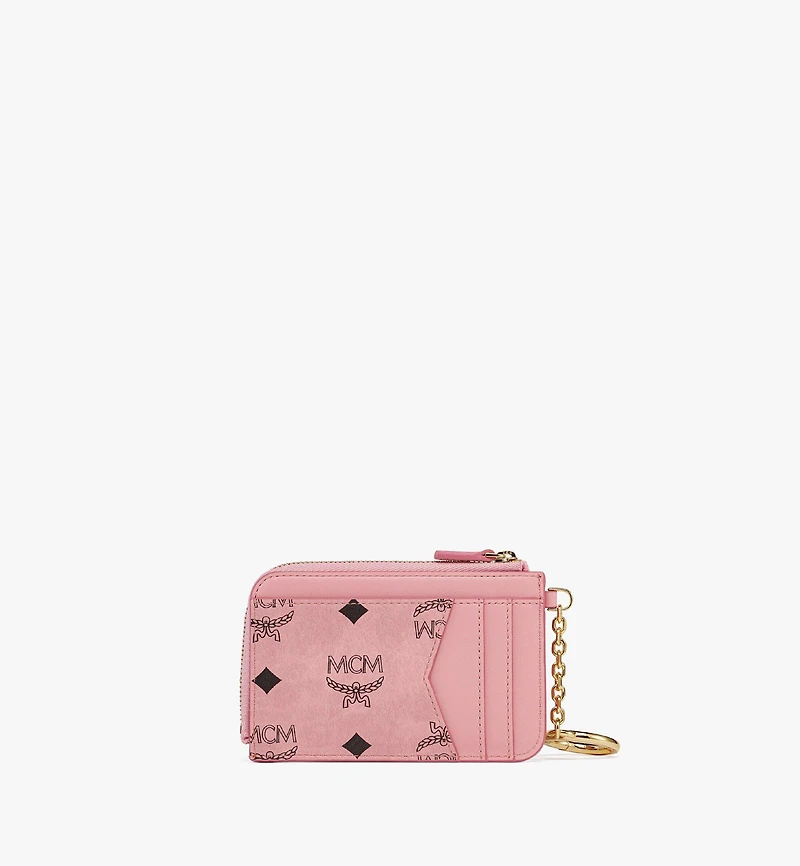 Tracy Zip Card Case in Visetos