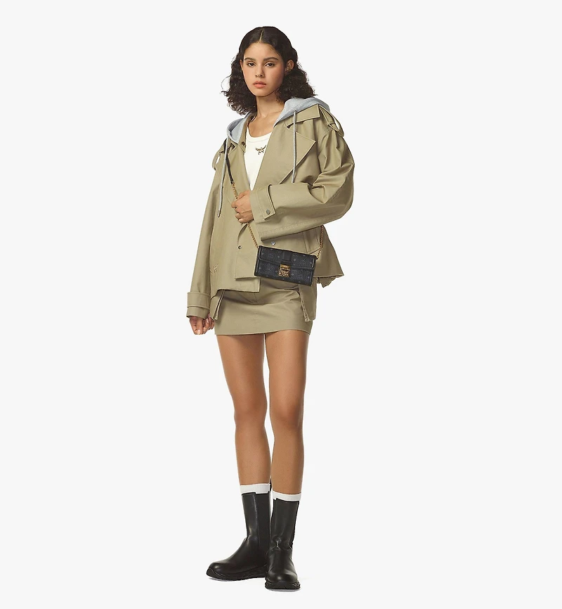 Tracy Chain Wallet in Visetos