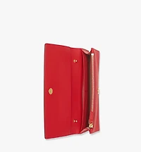 Diamond Chain Wallet in Calf Leather