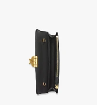 Tracy Chain Wallet in Embossed Monogram Leather