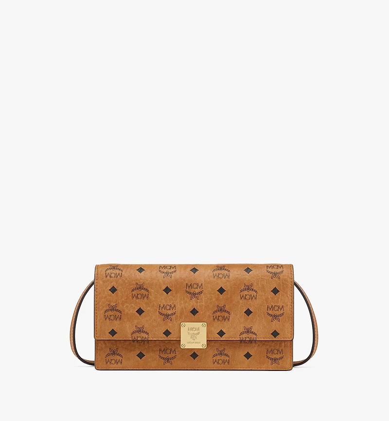 Aren Crossbody Wallet in Visetos