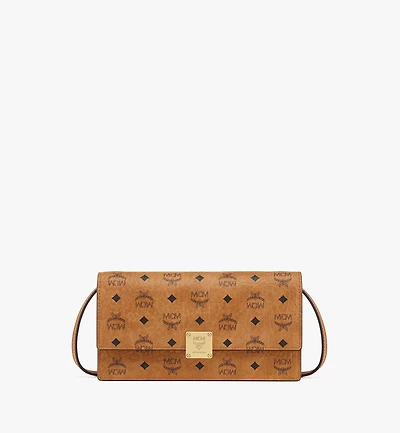 Aren Crossbody Wallet in Visetos