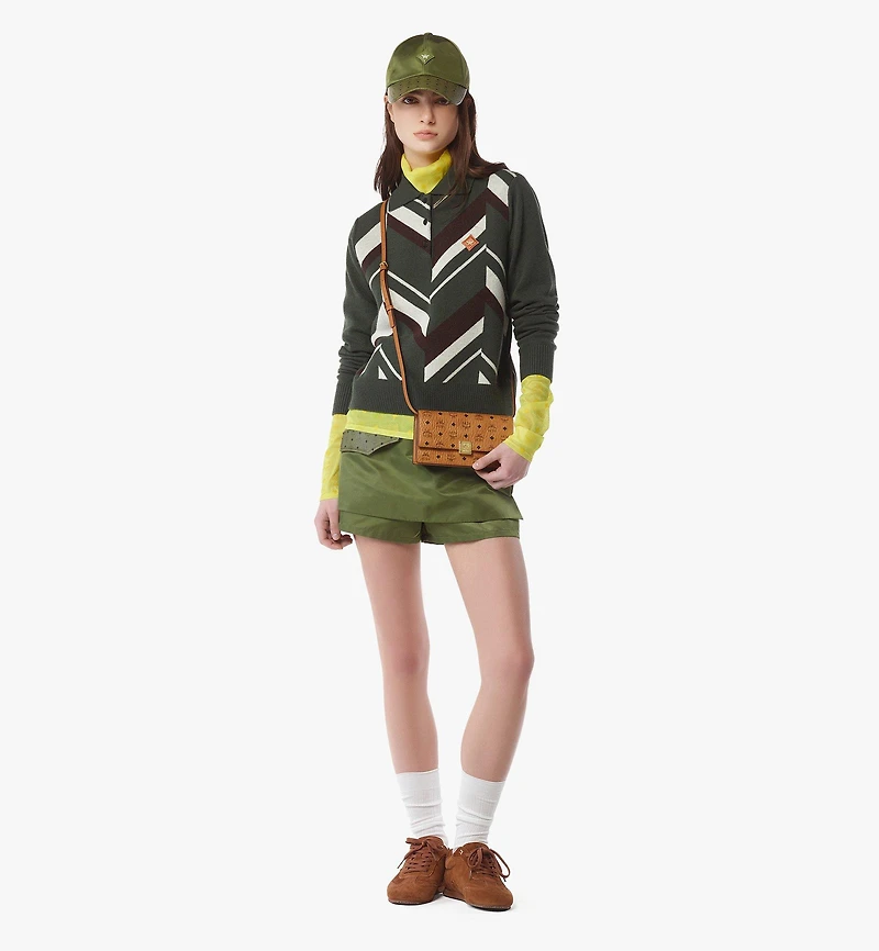 Aren Crossbody Wallet in Visetos