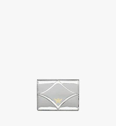Diamond Wallet in Metallic Mirror Leather