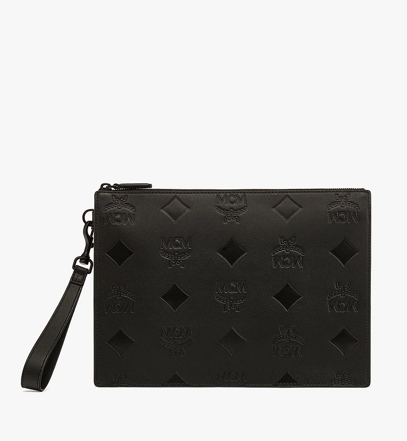 Aren Crossbody Pouch in Monogram Leather