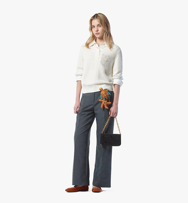 Aren Chain Crossbody in Maxi Monogram Leather