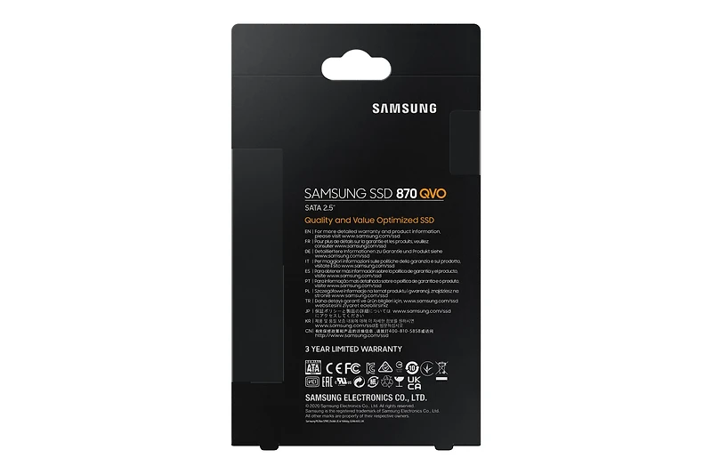 Samsung 870 QVO 1TB SATA 2.5" internal Solid State Drive (SSD) (MZ-77Q1TB/AM)