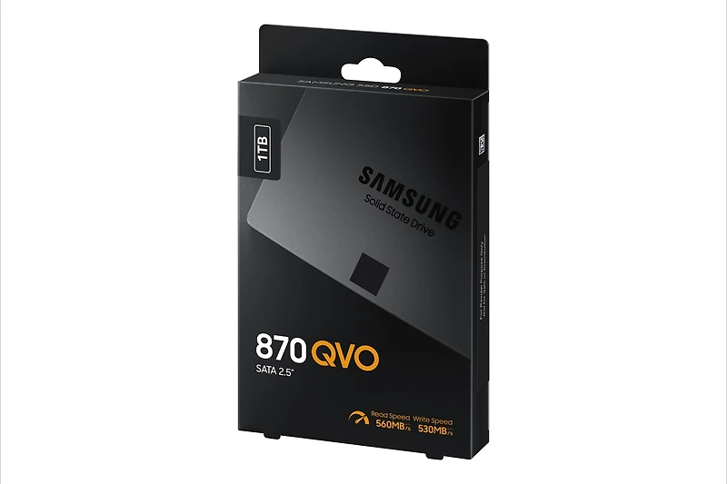 Samsung 870 QVO 1TB SATA 2.5" internal Solid State Drive (SSD) (MZ-77Q1TB/AM)