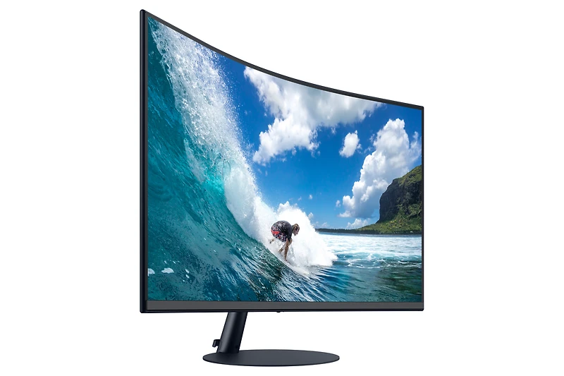 24" Curved Monitor with optimal curvature