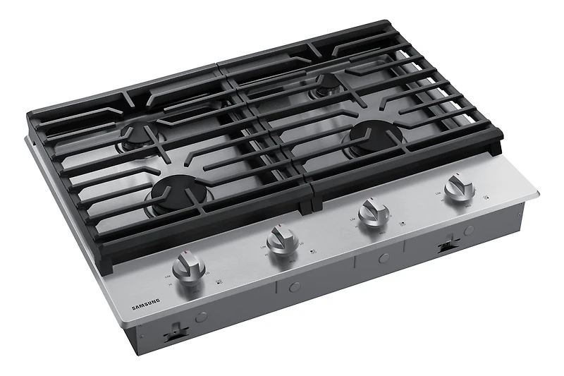 30" 4-Burner Gas Cooktop with Knob Controls | Samsung Canada