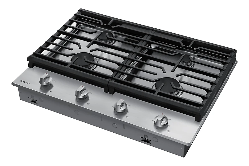 30" 4-Burner Gas Cooktop with Knob Controls | Samsung Canada