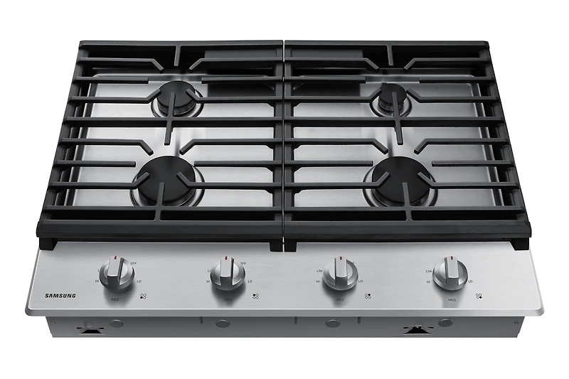 30" 4-Burner Gas Cooktop with Knob Controls | Samsung Canada