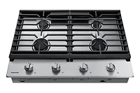 30" 4-Burner Gas Cooktop with Knob Controls | Samsung Canada