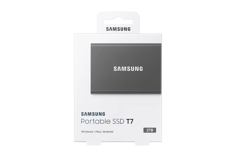 Portable SSD T7 USB 3.2 2TB (Titan Gray) | Samsung Canada